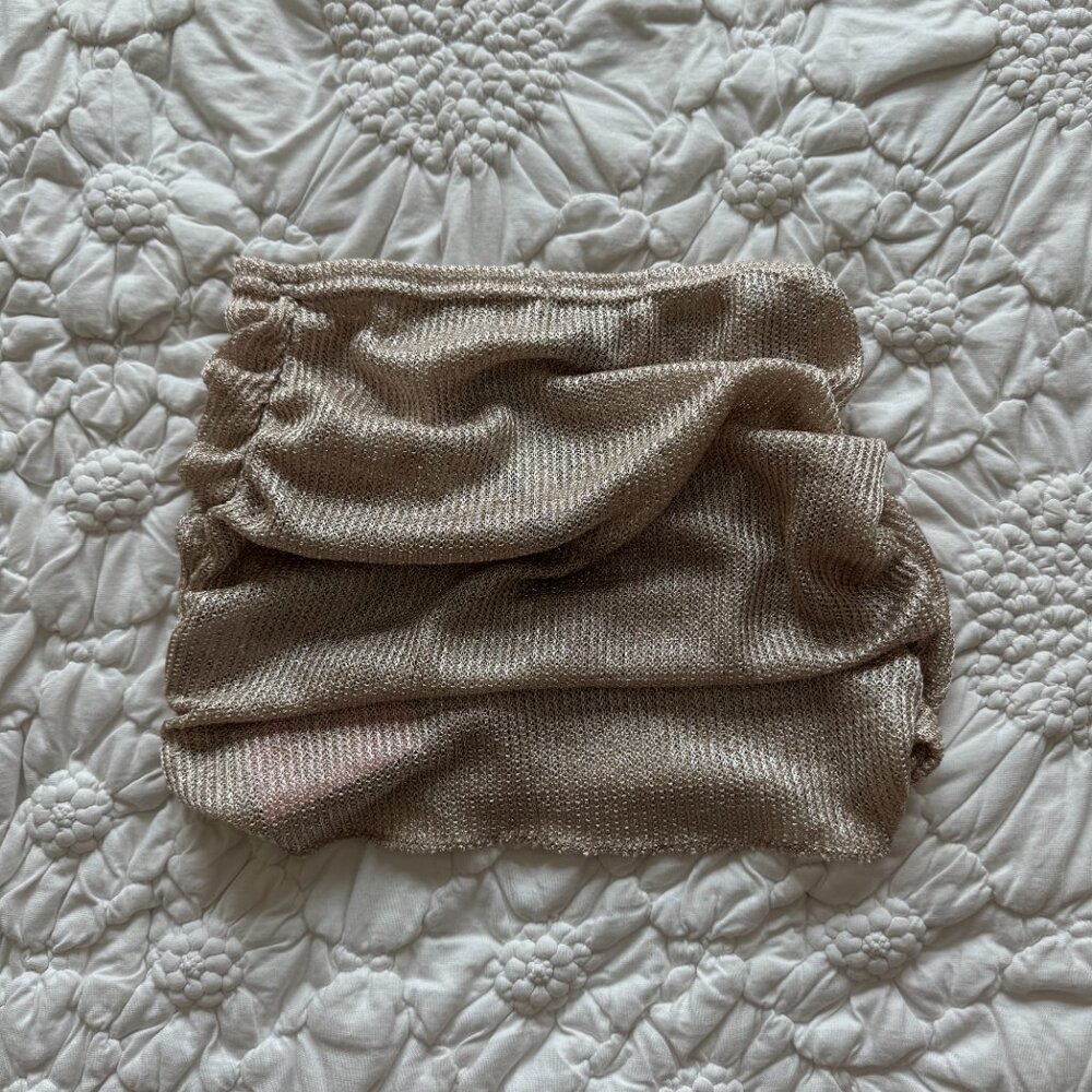 NWT Gold beach mini skirt